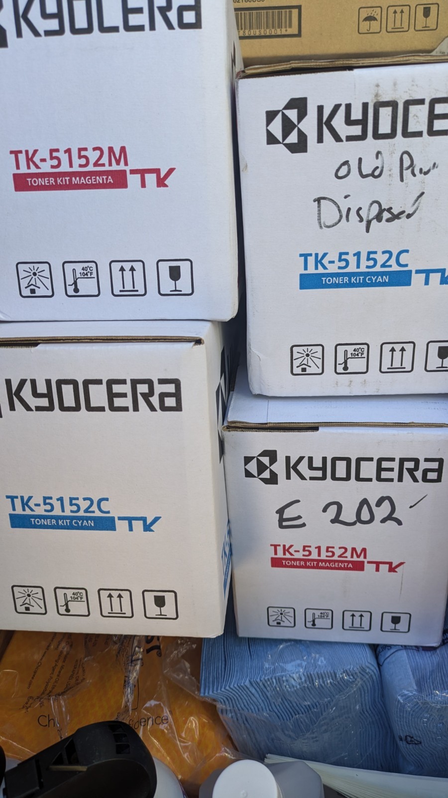 Kyocera OEM TK-5152M 1T02NSBUS0 Magenta Toner Cartridge