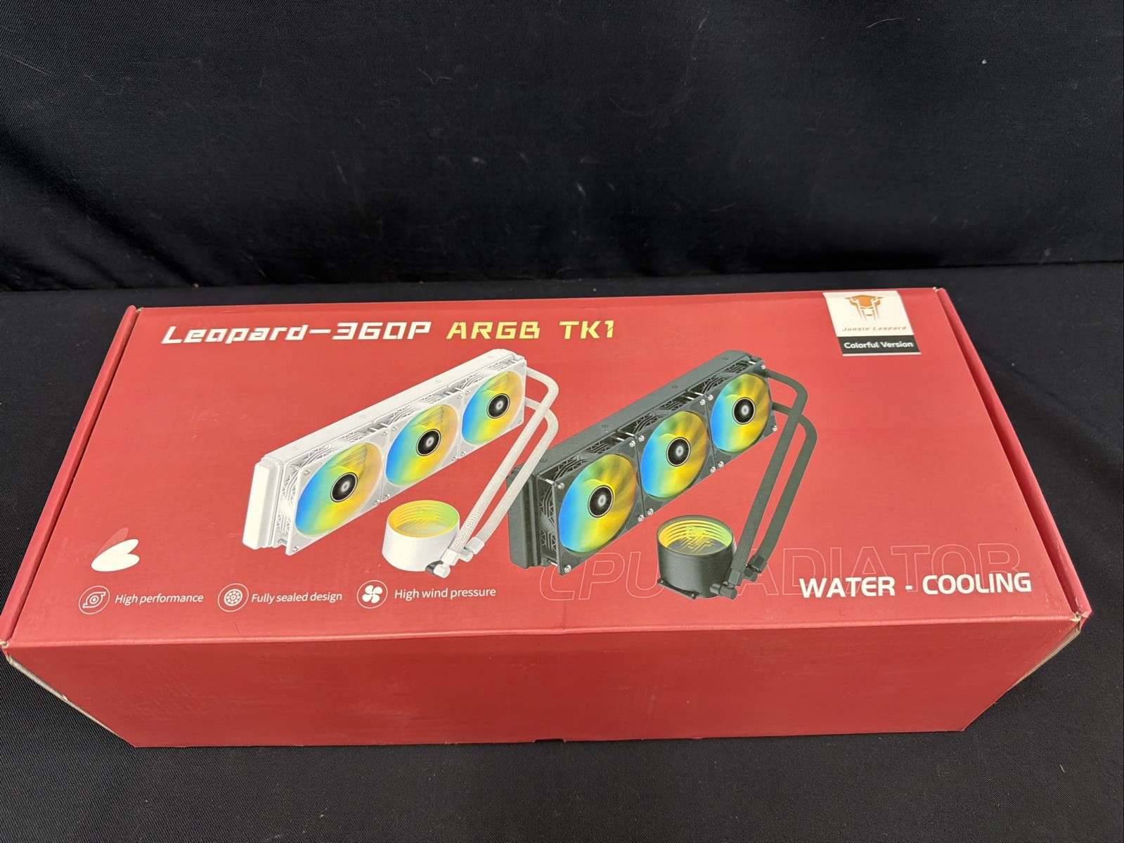 Jungle Leopard TK1 360 ARGB 360mm AIO Liquid CPU Cooler Black New