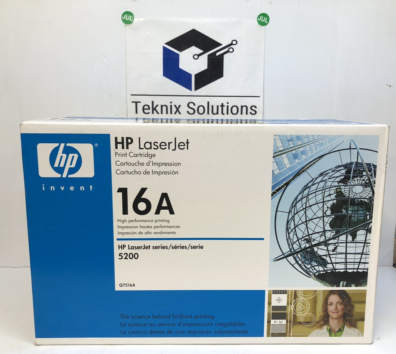 NEW Genuine HP 16A Q7516A Black Toner Cartridge for Laserjet 5200 UNOPENED BOX