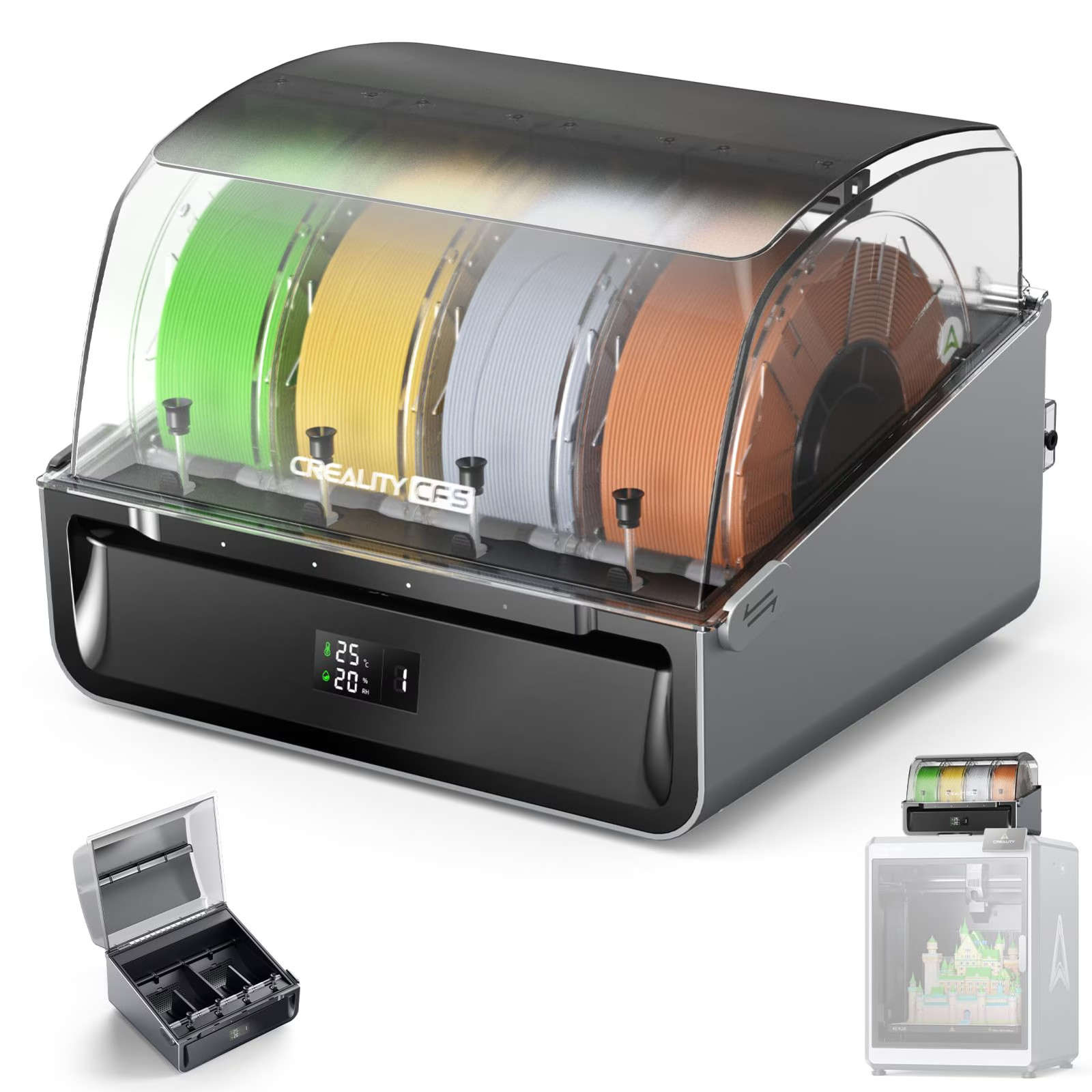 NEW Creality CFS 4-Color Filament System for K2 K2 Pro K2 Plus Hi 3D Printer