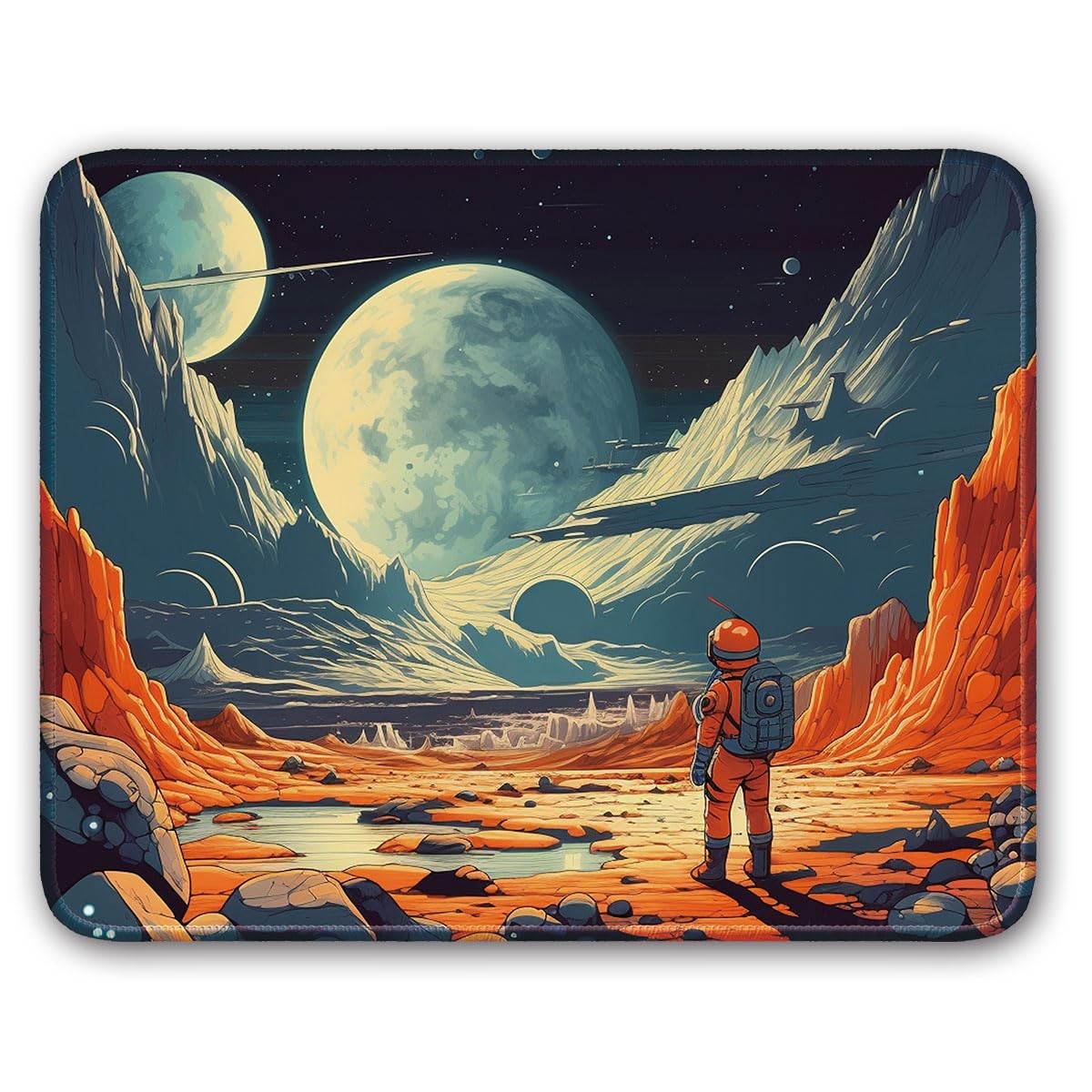 Flodirise Space Themed 26x21cm/10.3x8.3 inch, Design 1362 