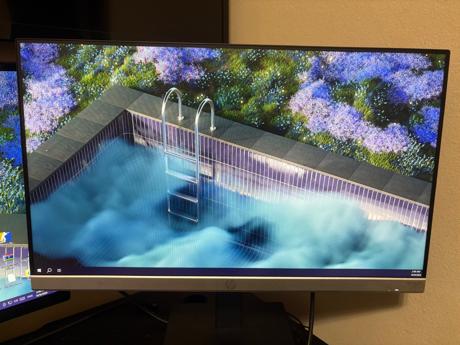 Two HP 24mh 23.8 inch 1080p Widescreen IPS LED Monitors