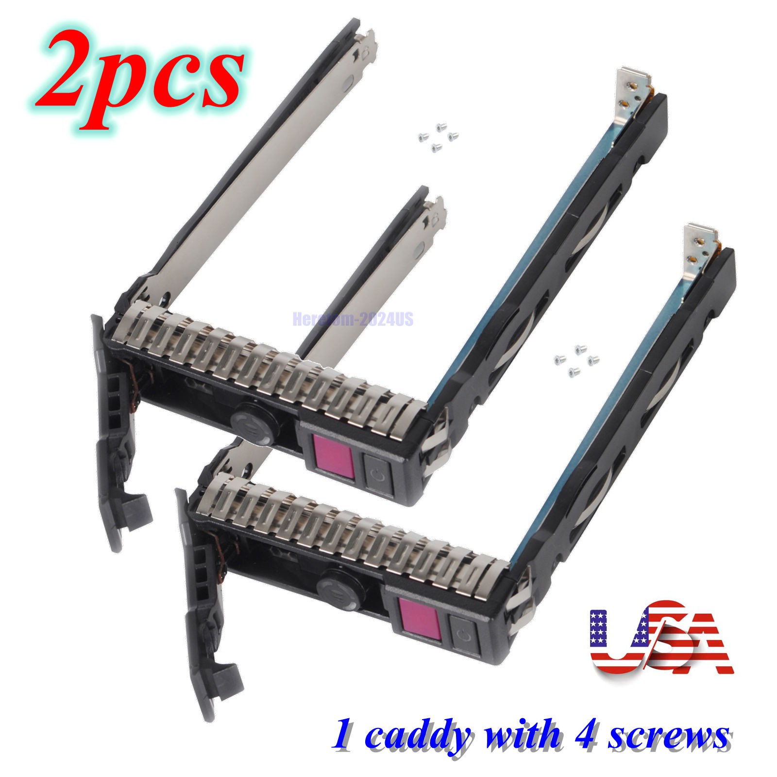 HP 727695-001 2.5" SFF HDD SSD Tray Caddy for Proliant DL360 DL380 Gen10 Server