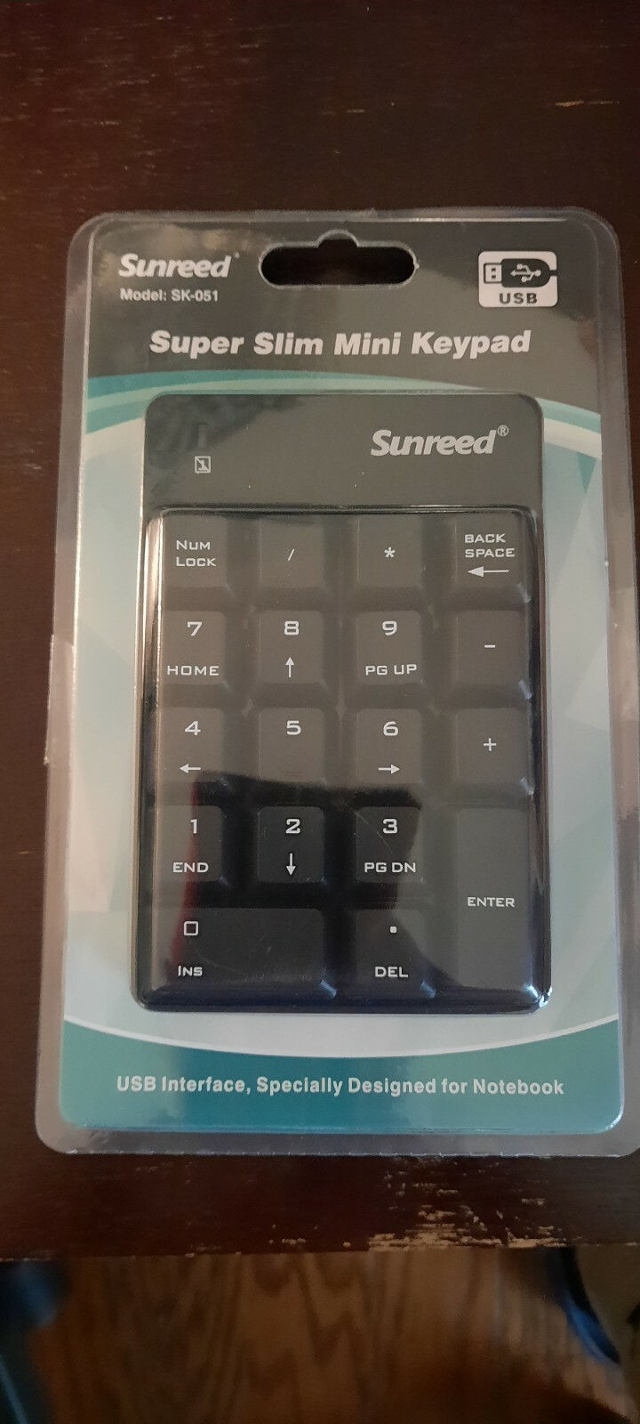 Sunreed USB Numeric Keypad Portable Mini Number Pad Keyboard