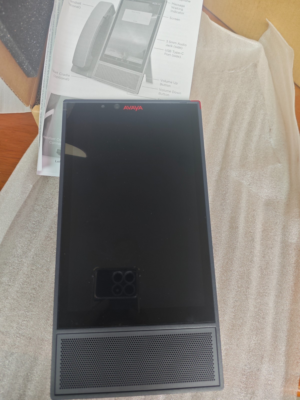 Avaya Vantage K175 IP Phone Video Collaboration Touchscreen VoIP Terminal New