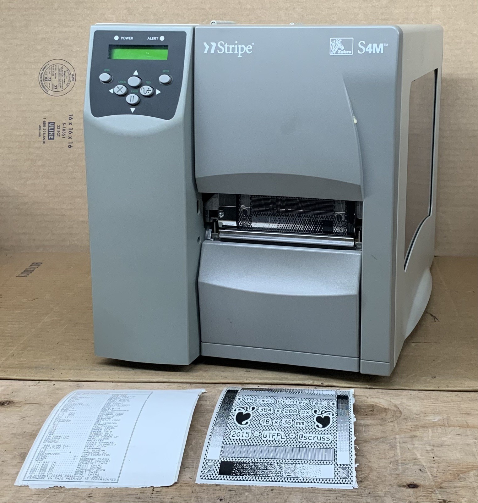 Zebra S4M Industrial TT/DT Shipping Label Printer S4M00-2001-0100T USB Ethernet