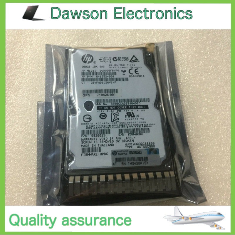NewHP 719424-B21 900GB 10K 6G SFF SAS SC HDD 719429-001