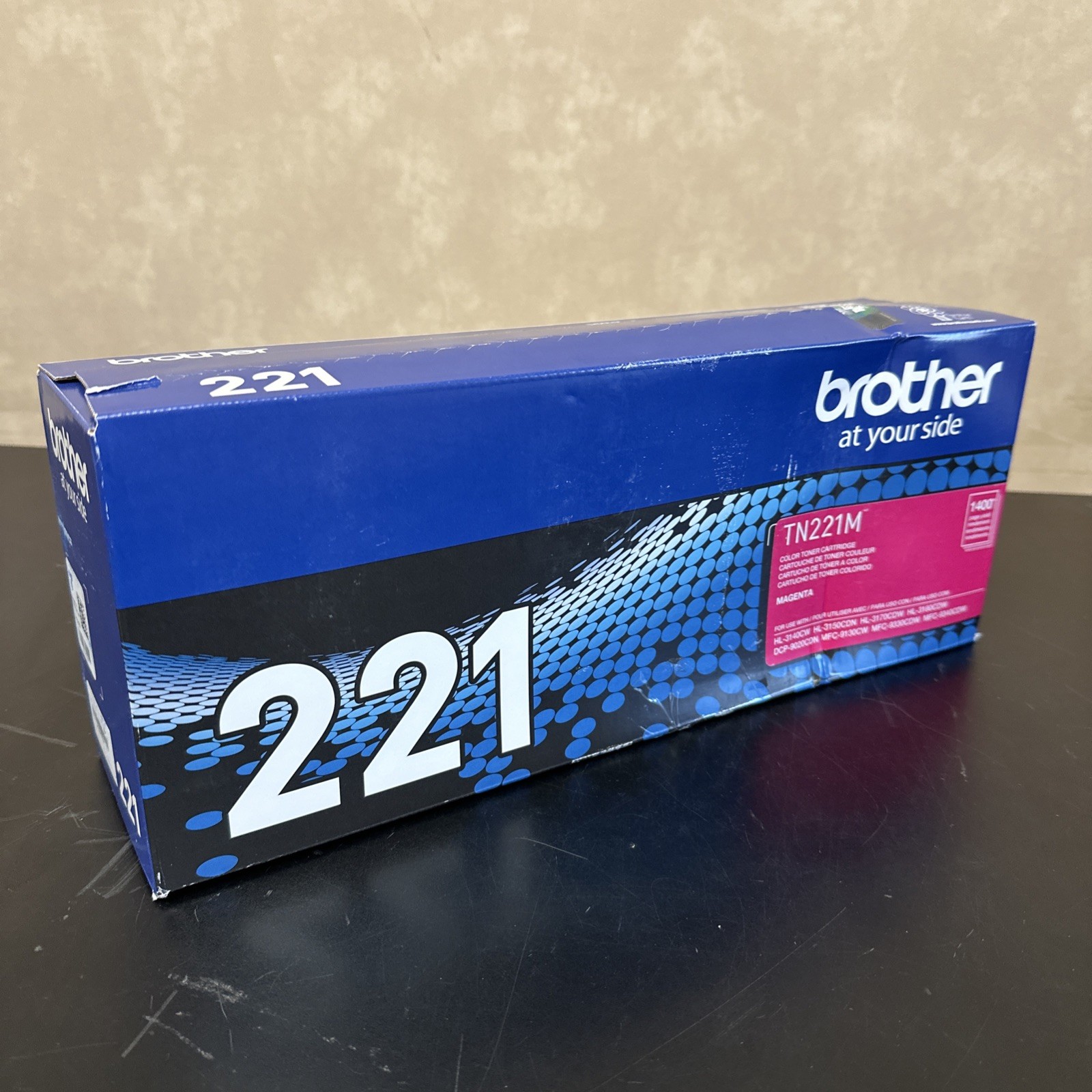 Brother Genuine TN221M Magenta Toner Cartridge TN-221M