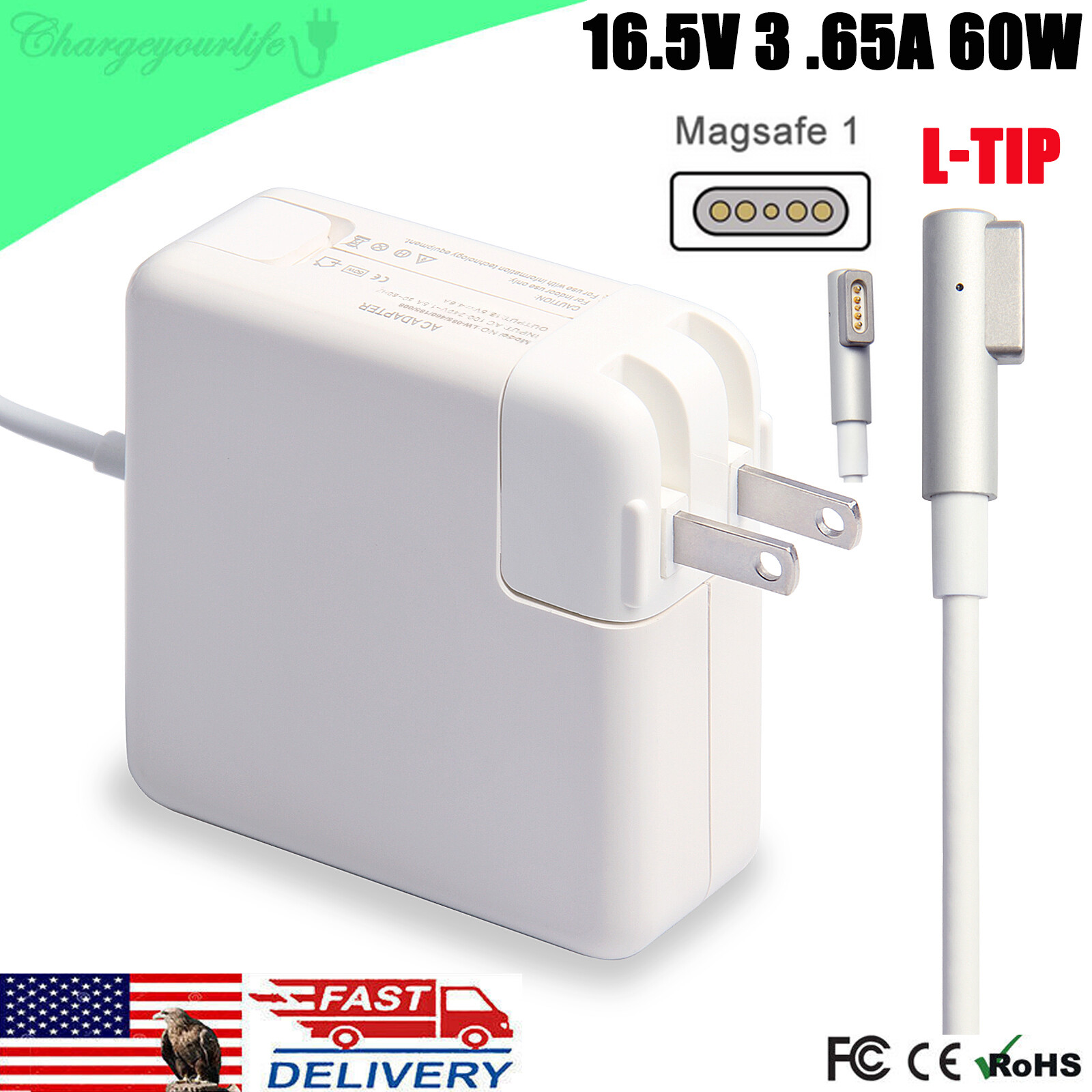 60W AC Power Adapter Charger For MacBook Pro 13" 15" 2009 2011 2012 A1278 A1344