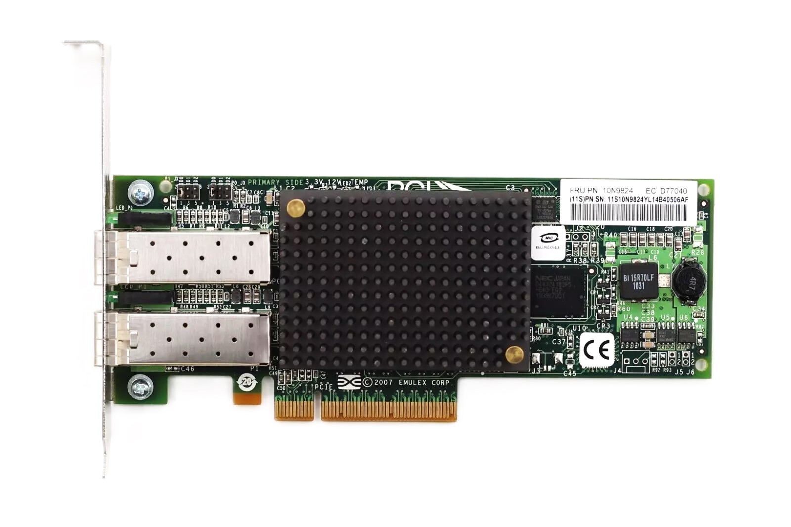 HBA Controller IBM LPE12002 2x8Gb FC Adapter 10N9824