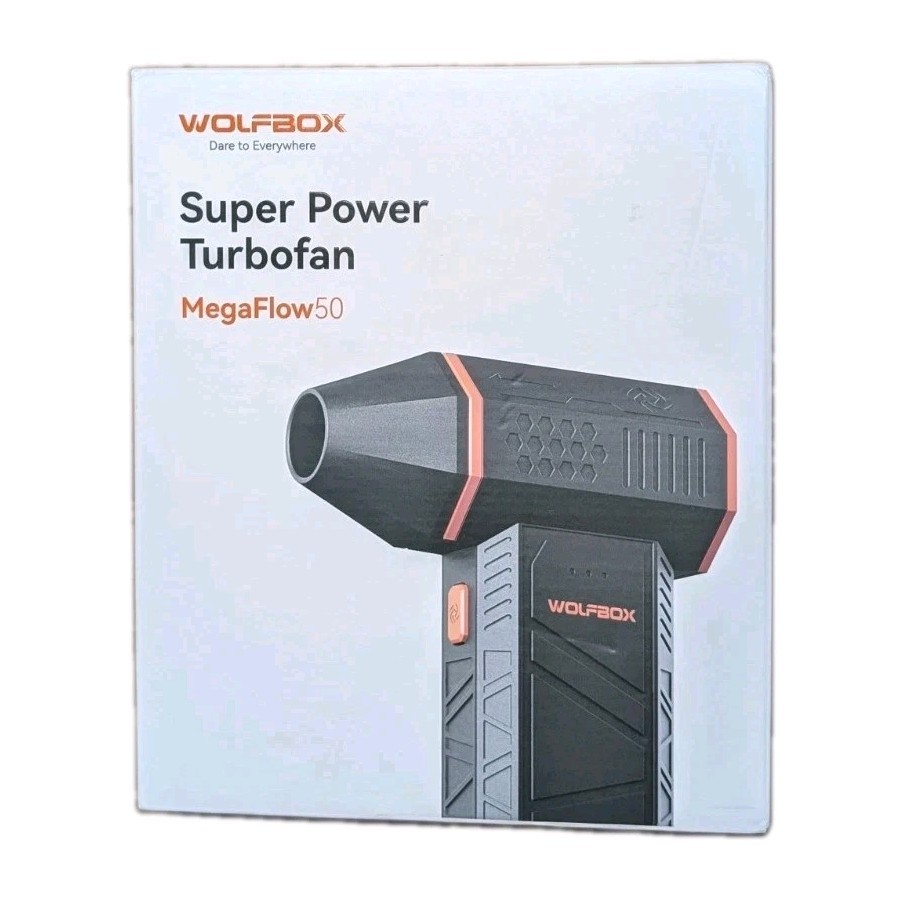 WOLFBOX MegaFlow 50 Super Power Turbofan Electric Air Duster MF50 110,000 RPM