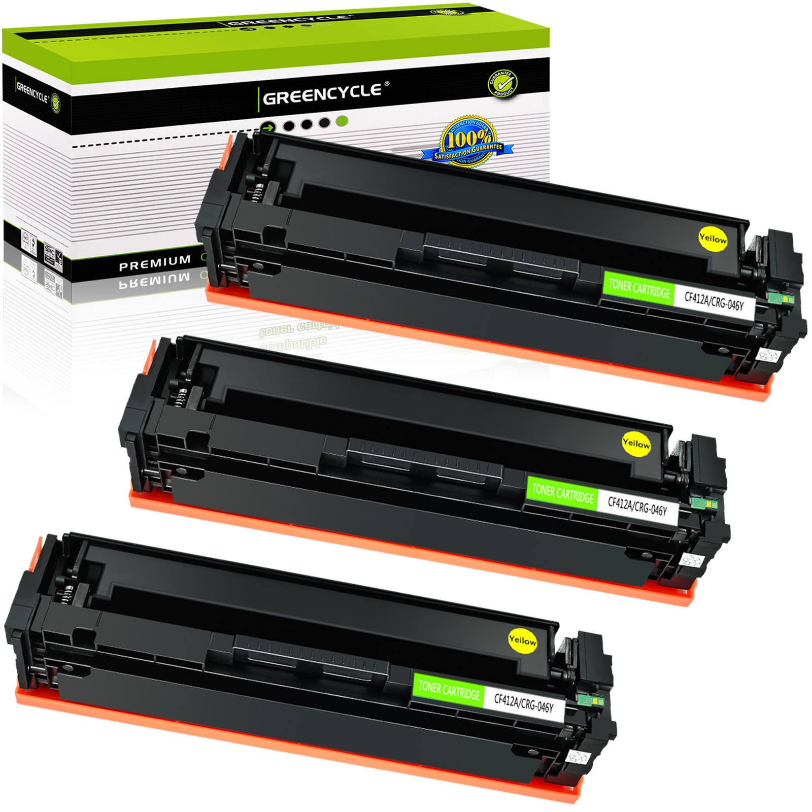 3PK YL Toner Fits For Canon 046 imageCLASS LBP653Cdw LBP654Cfw MF731Cdw MF733Cdw