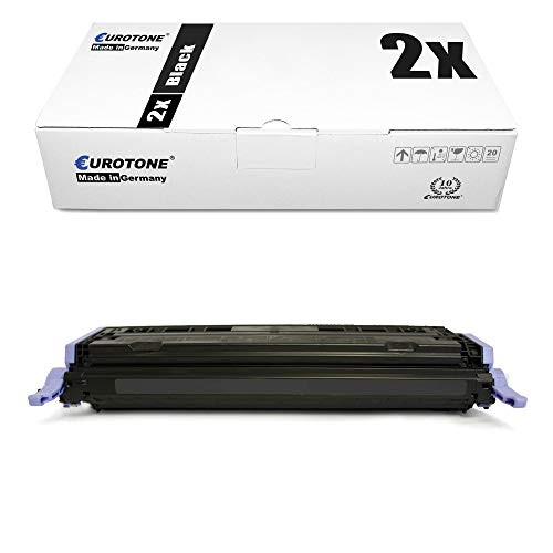 Eurotone 2x Toner Cartridge Compatible for HP Q6000A Black
