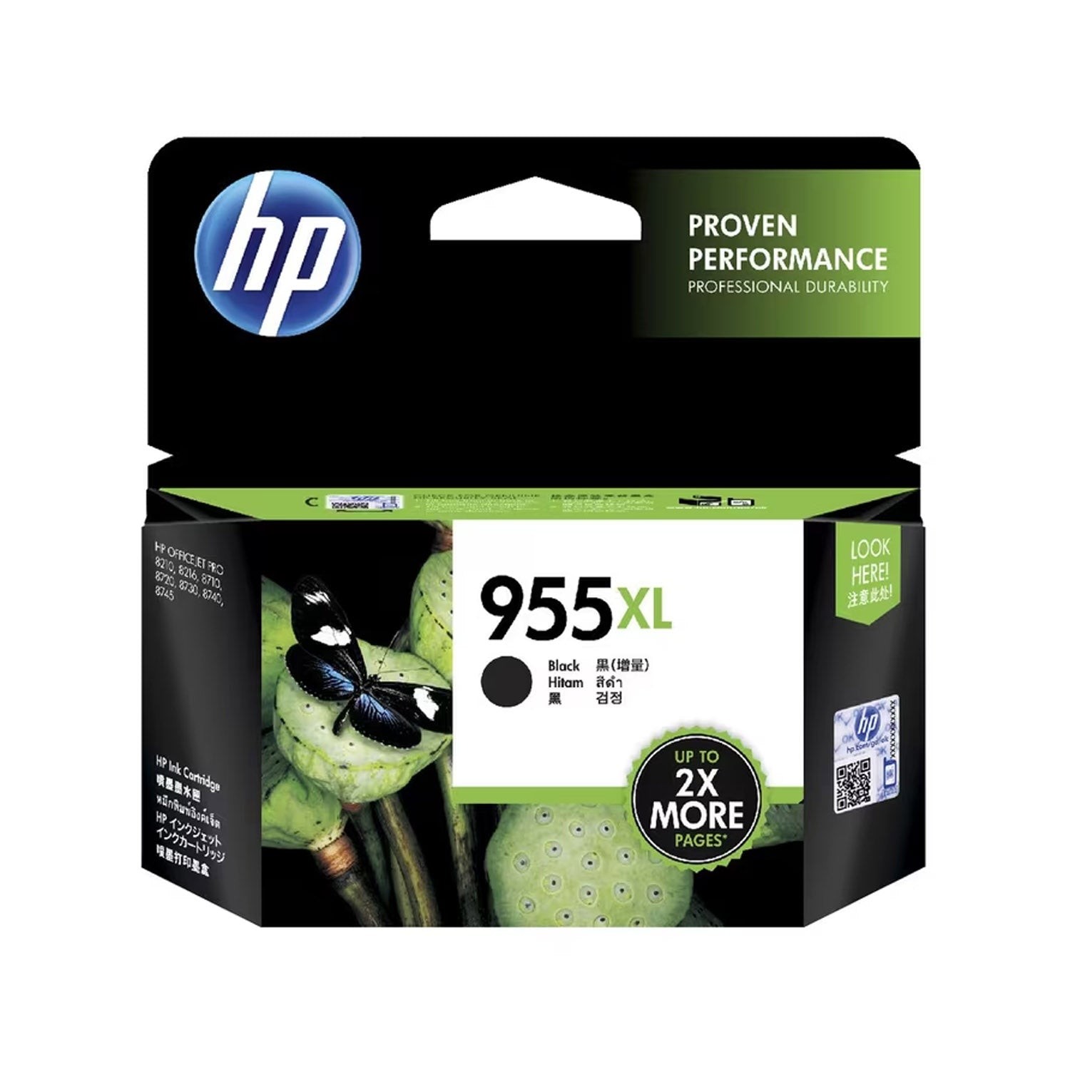 AU HP 955XL Black Ink Cartridge Toner L0S72AA ink