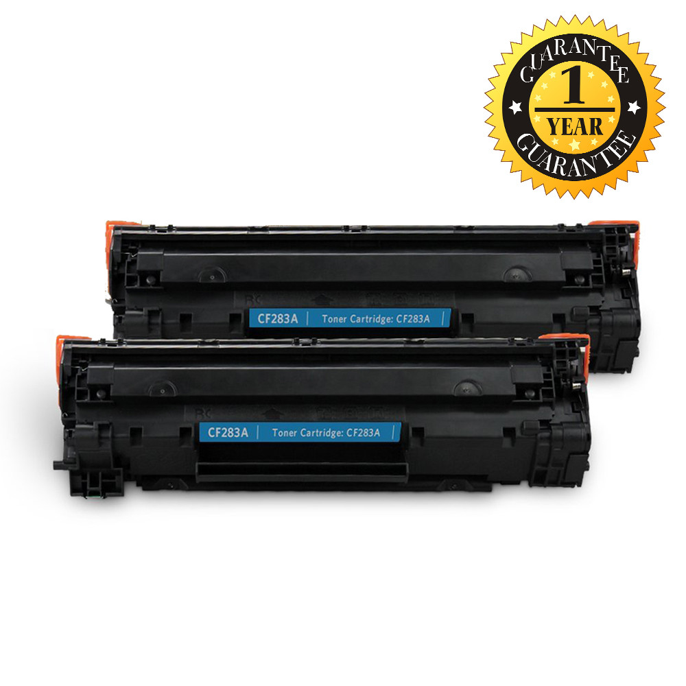 2PK CF283A (83A) Black Laser Toner cartridge for HP LaserJet Pro MFP M127fw New