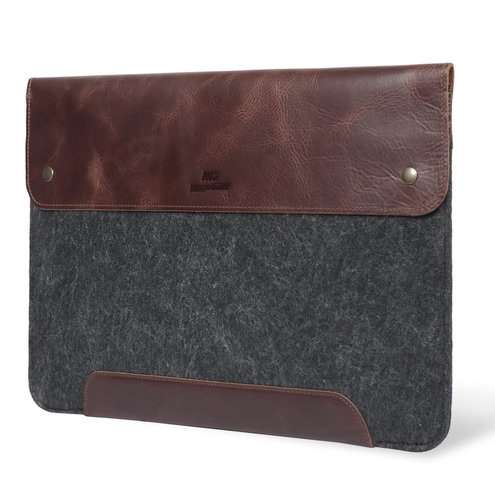 Genuine Leather & Fleece Case with MacBook 14 (M5, , M3, M2, M1) & MacBook Ai...