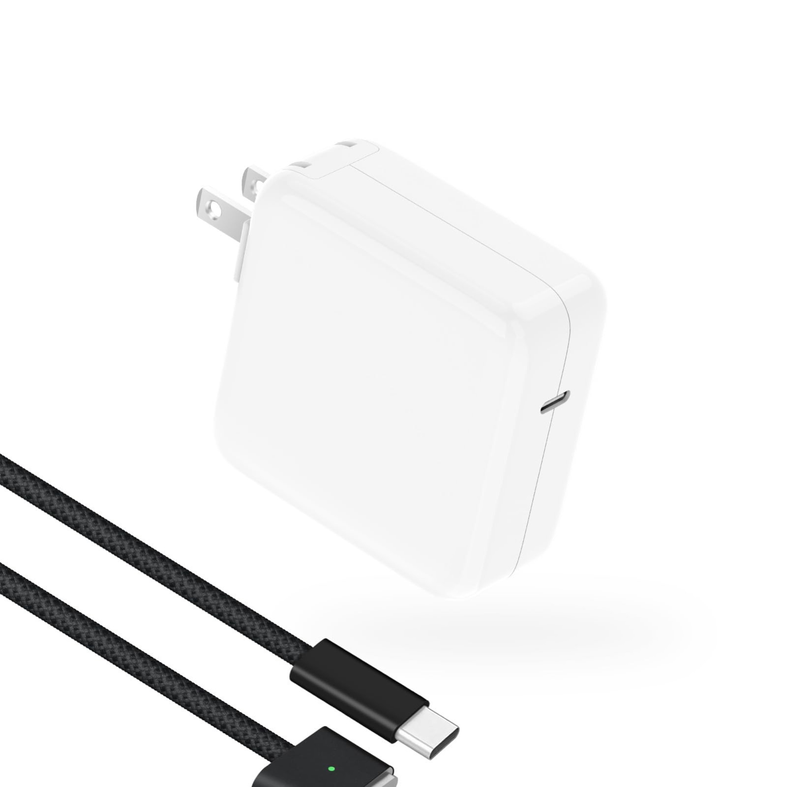 W USB-C Charger MacBook Air 13.6/15 Pro 14/16 M1-M4 6.6ft Magnetic 3 Cable