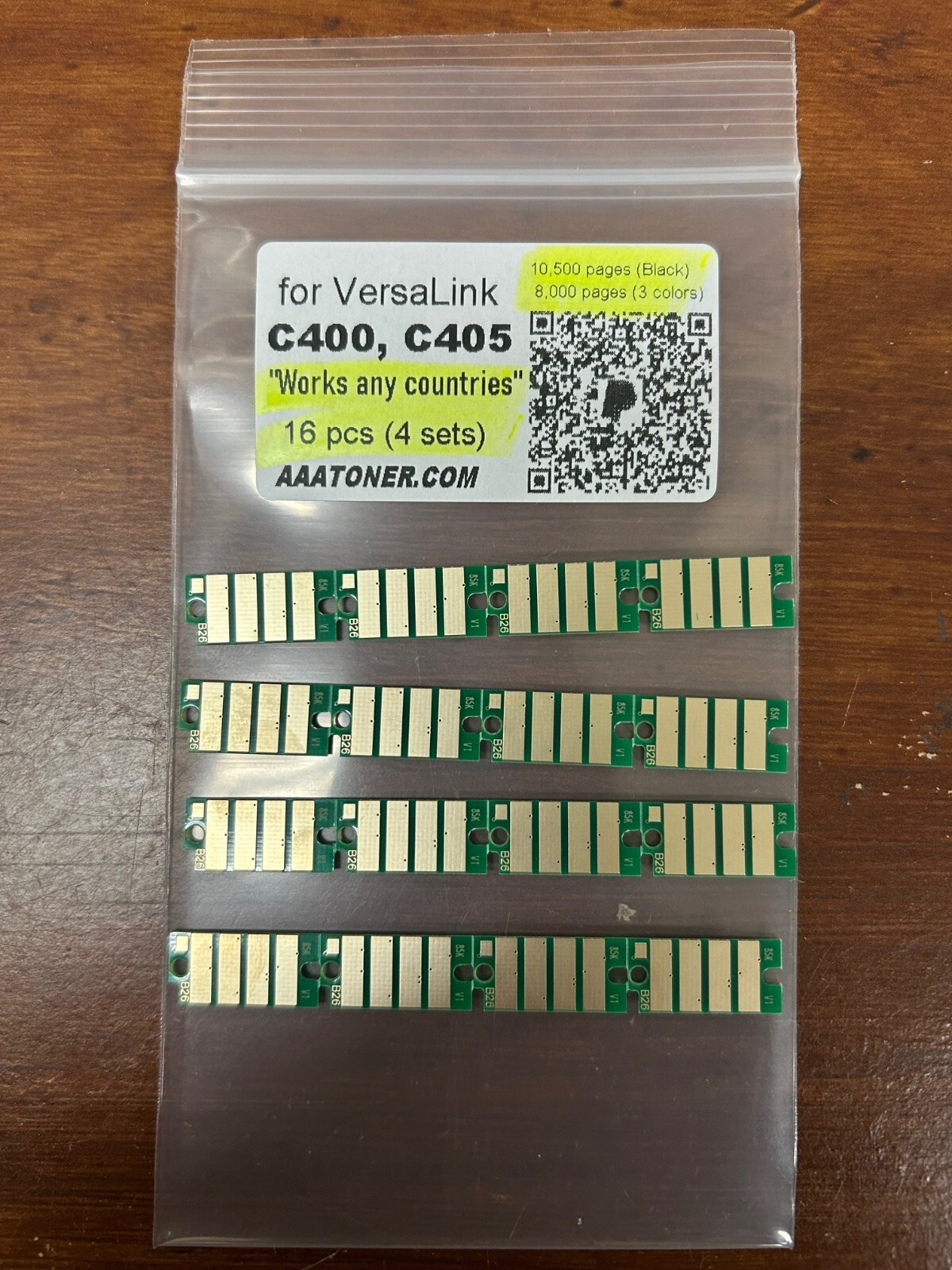 16 x Toner Chip  for Xerox VersaLink C400, C405 Printer Refill (EXTRA High)