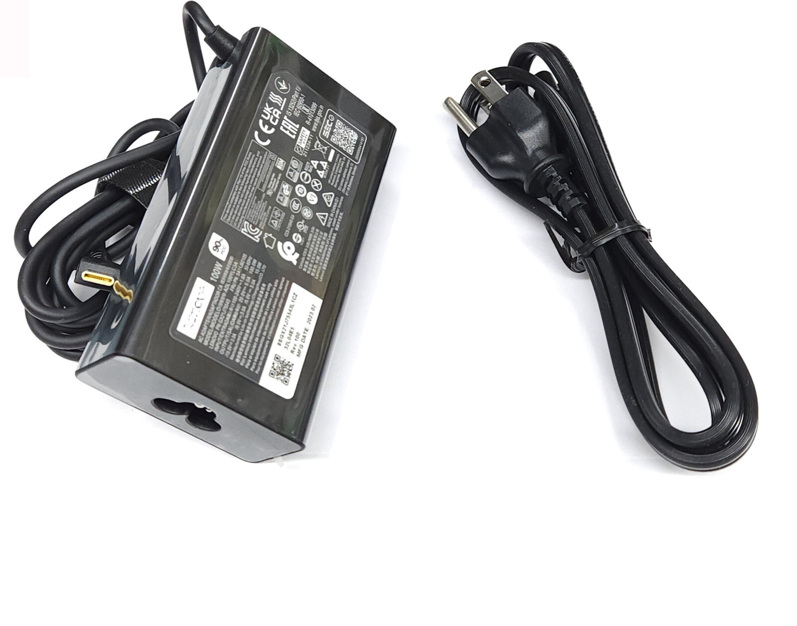 New Genuine 100W USB C AC Charger for Lenovo ThinkPad T16 Gen 3 21MN005GUS 21MN
