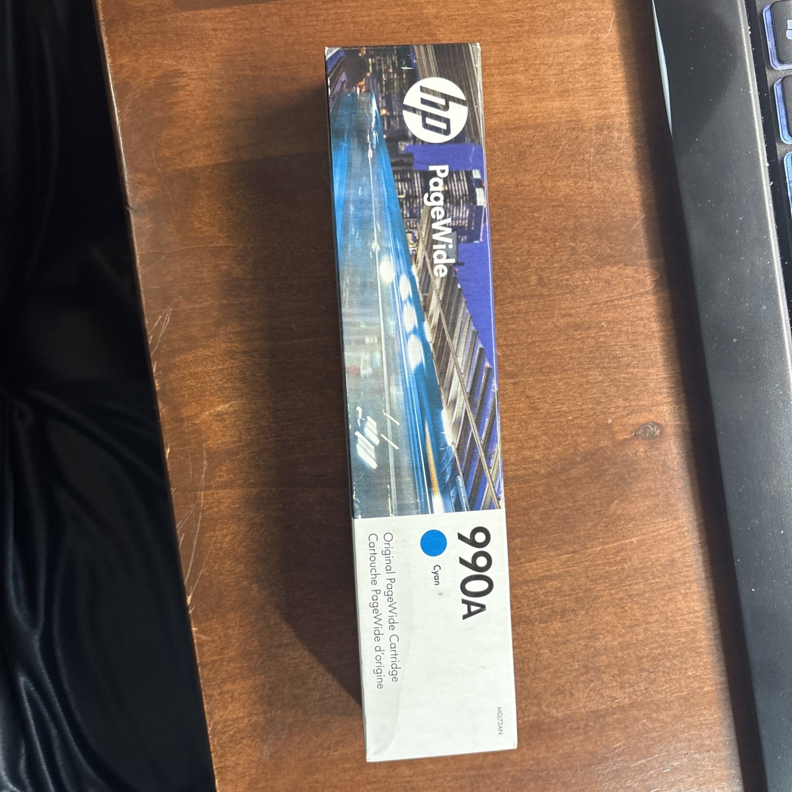 HP M0J73AN Cyan Ink Cartridge Genuine OEM 990A Exp FEB/2020 New Sealed