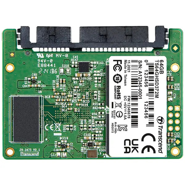 Transcend TS64GHSD372M HSD372M 64GB Internal SSD Memory Half Slim Professional