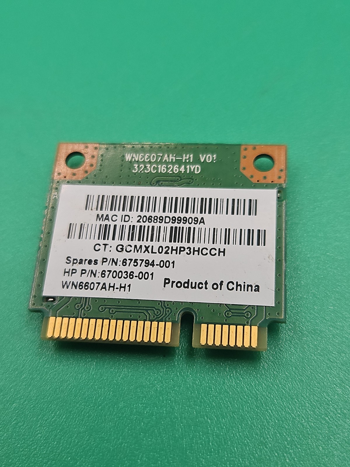 Atheros AR9435/AR5B125 Wireless Wifi Card 675794-001 670036-001 For Hp Dell (B1)