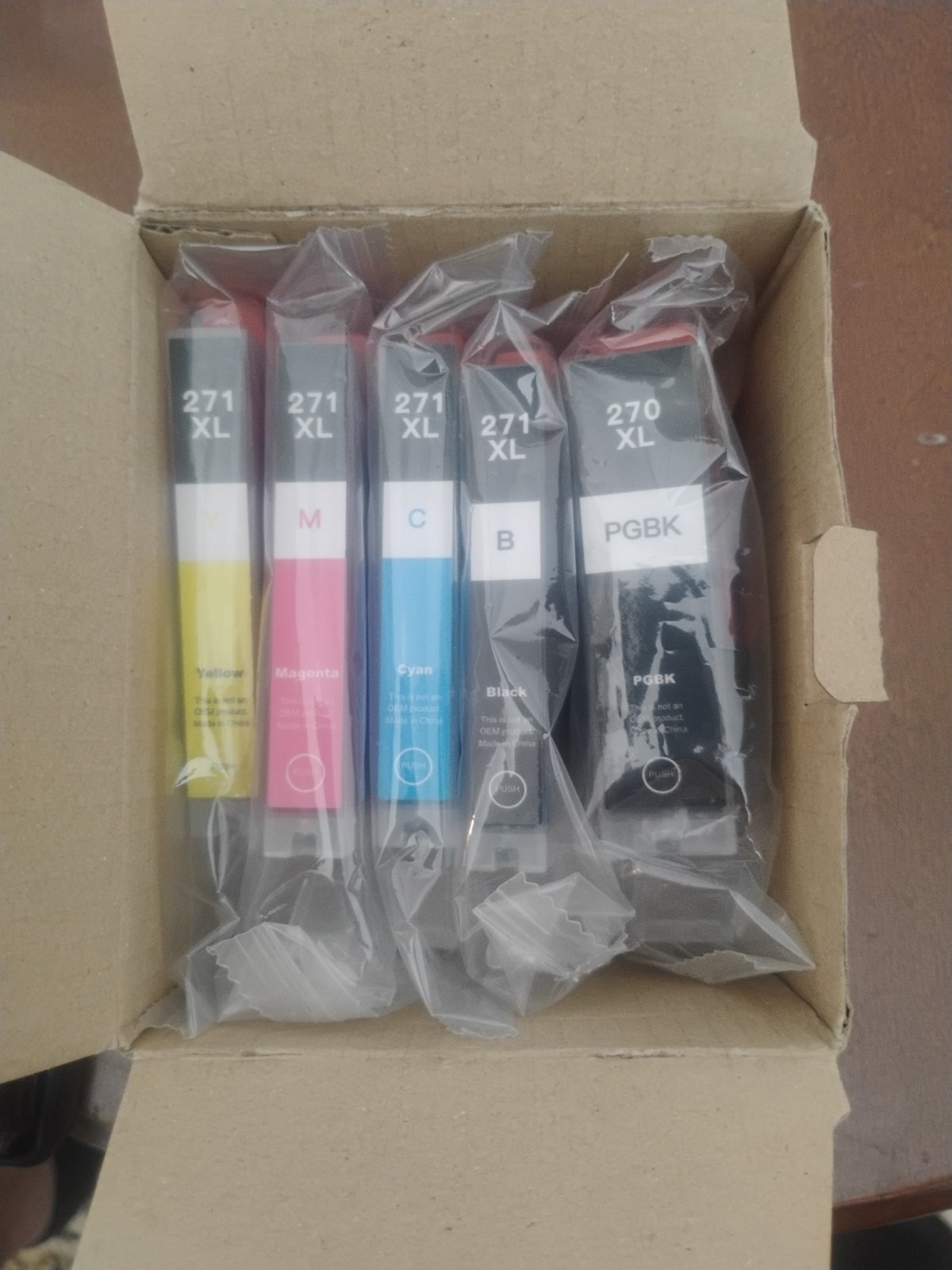 Canon PGI-270XL CLI-271XL Pixma 5pk High Yield Ink Cartridges