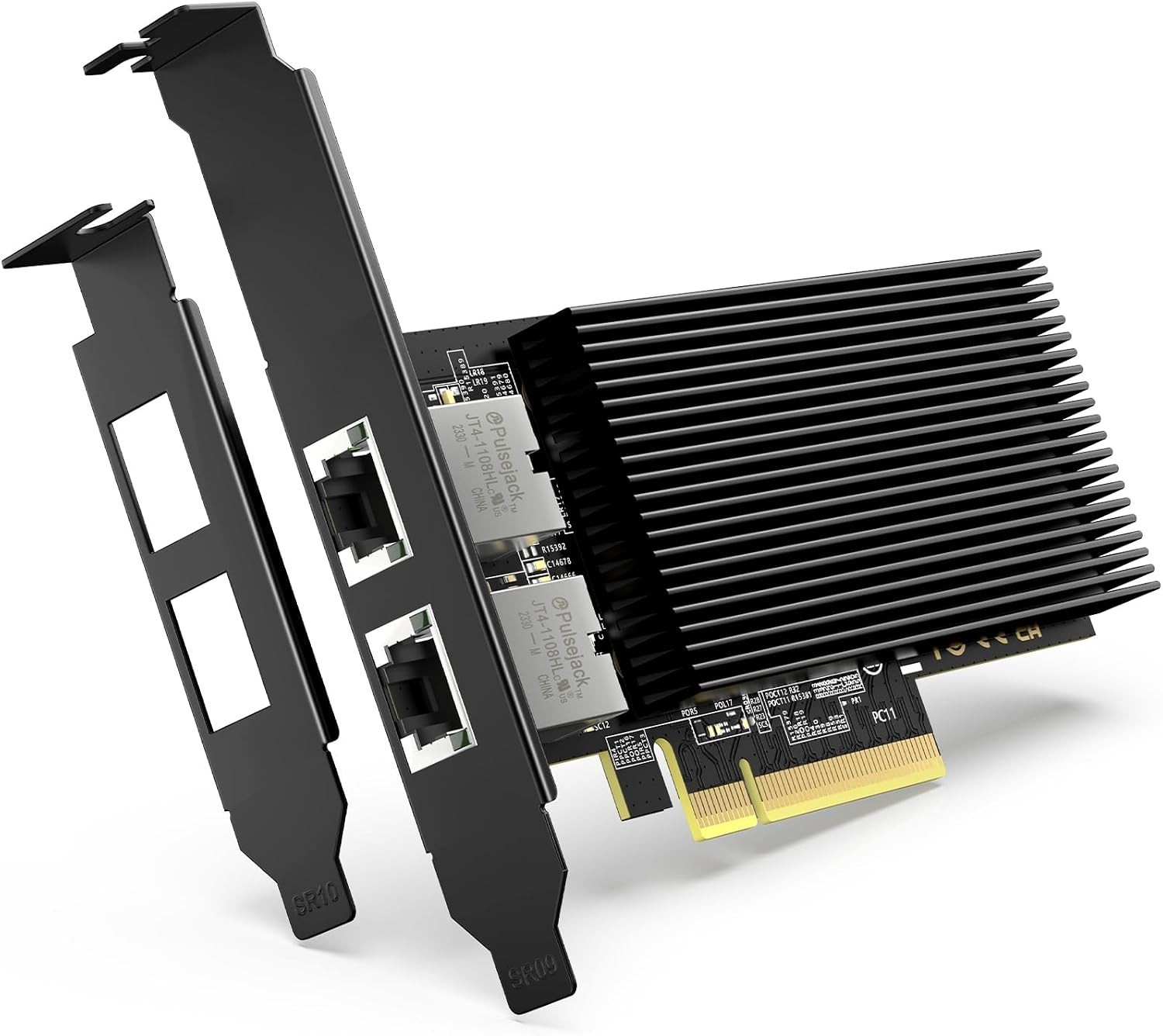 10G PCI-E Network Card with 10Gbps Dual RJ45 Ports