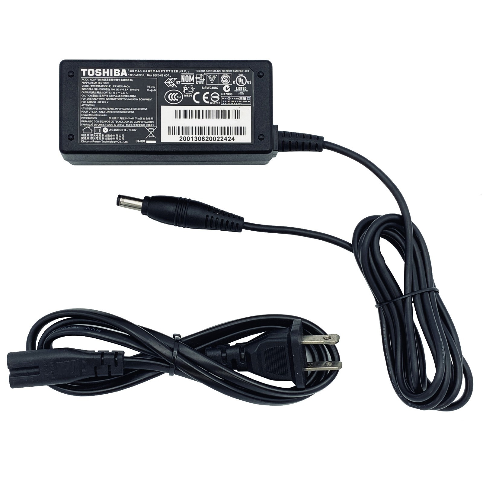 Original 45W Toshiba Adapter for Satellite S70 S75 Laptops Charger