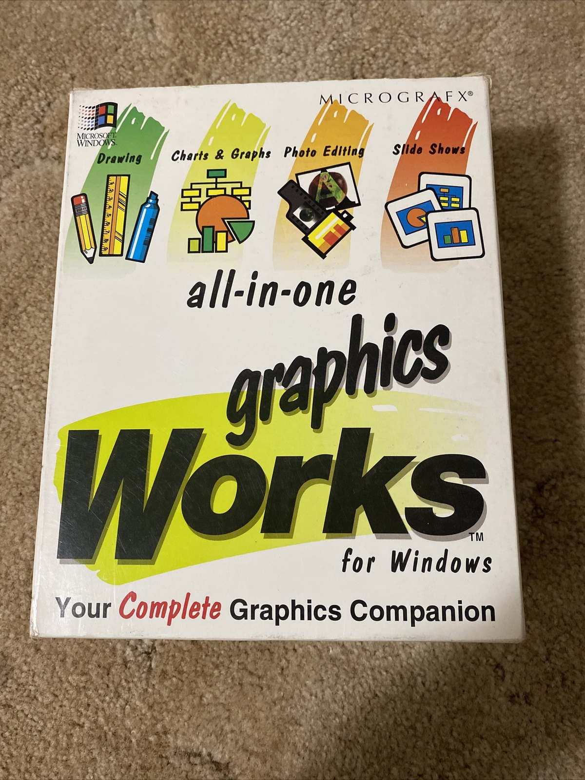 micrografx graphics works for windows in box rare