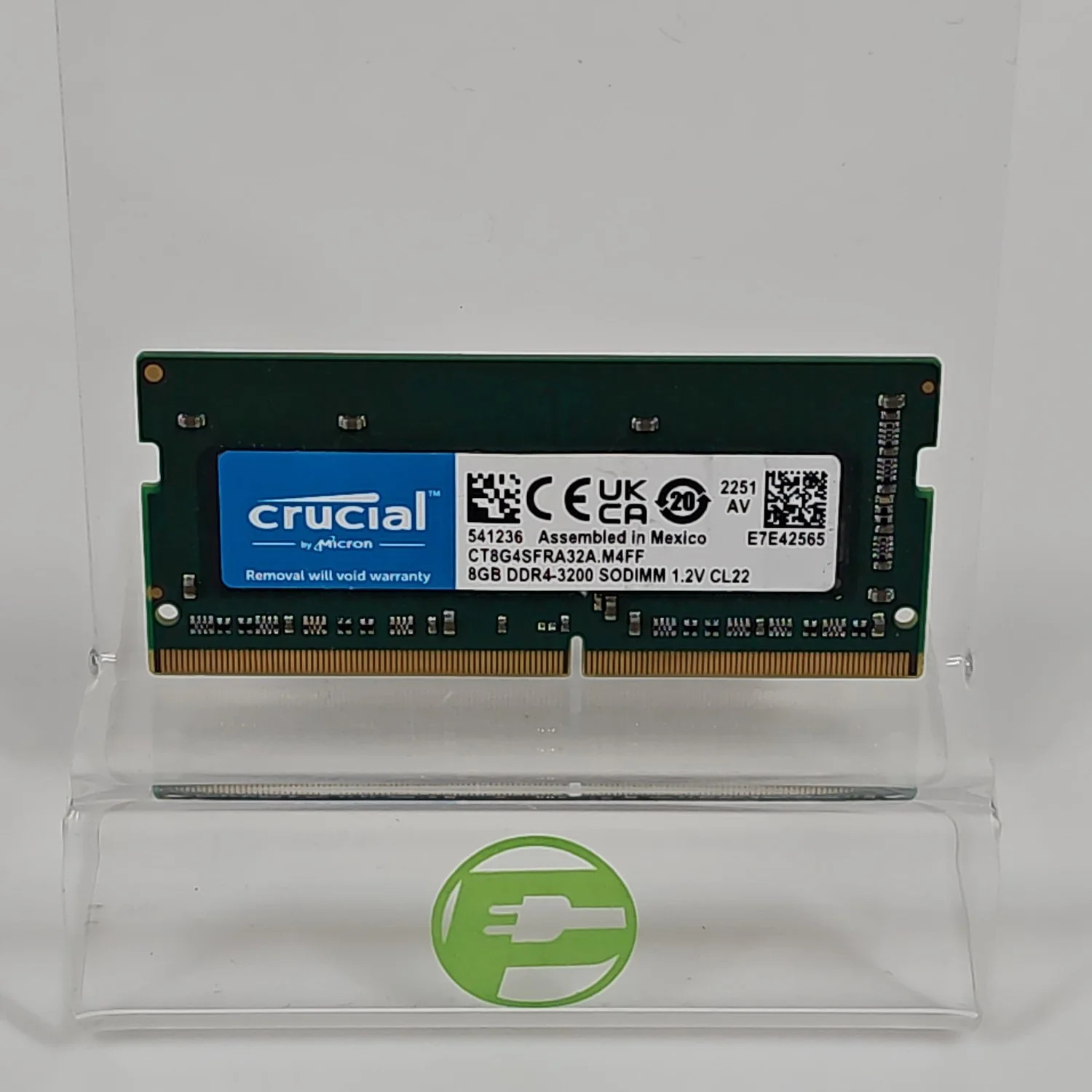Crucial Laptop RAM 8GB (1x8GB) RAM DDR4 3200MHz CT8G4SFRA32A.M4FF