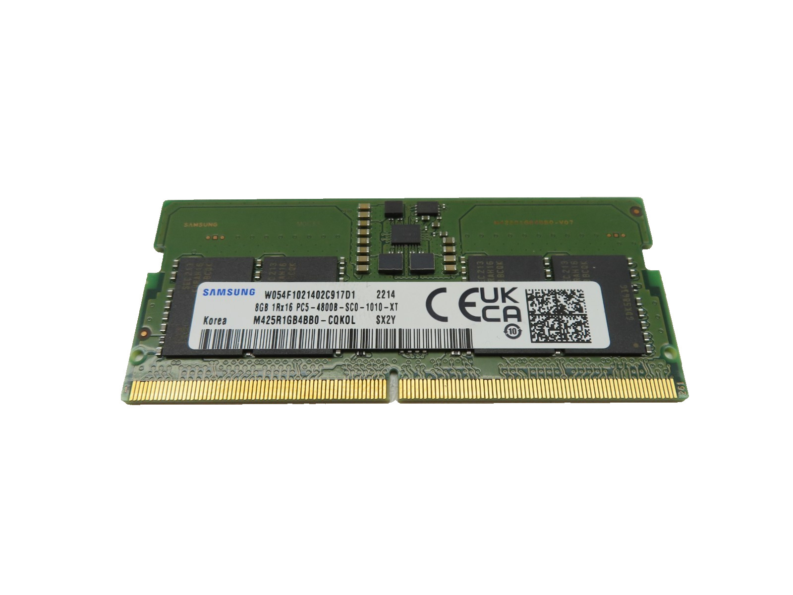 Samsung 8GB 1Rx16 DDR5 SO-DIMM PC5-4800B Memory RAM M425R1GB4BB0-CQK0L