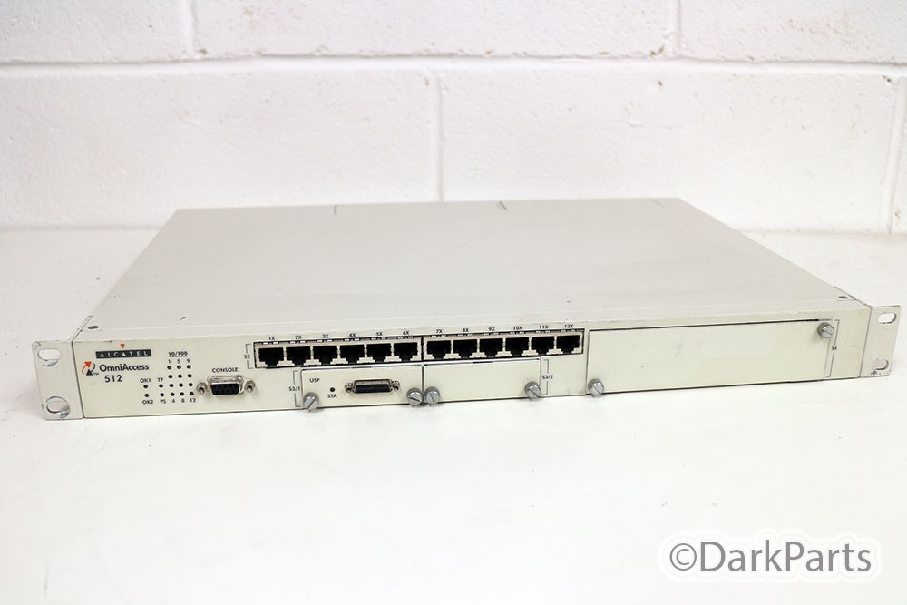 Alcatel OmniAccess 512 12-Port Switch with OA-512-USP Serial Expansion Module