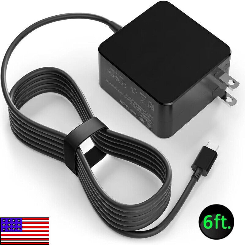 65W USB-C Power Adapter Charger for Apple MacBook Air 13" A1708 (M1, 2020-2016)