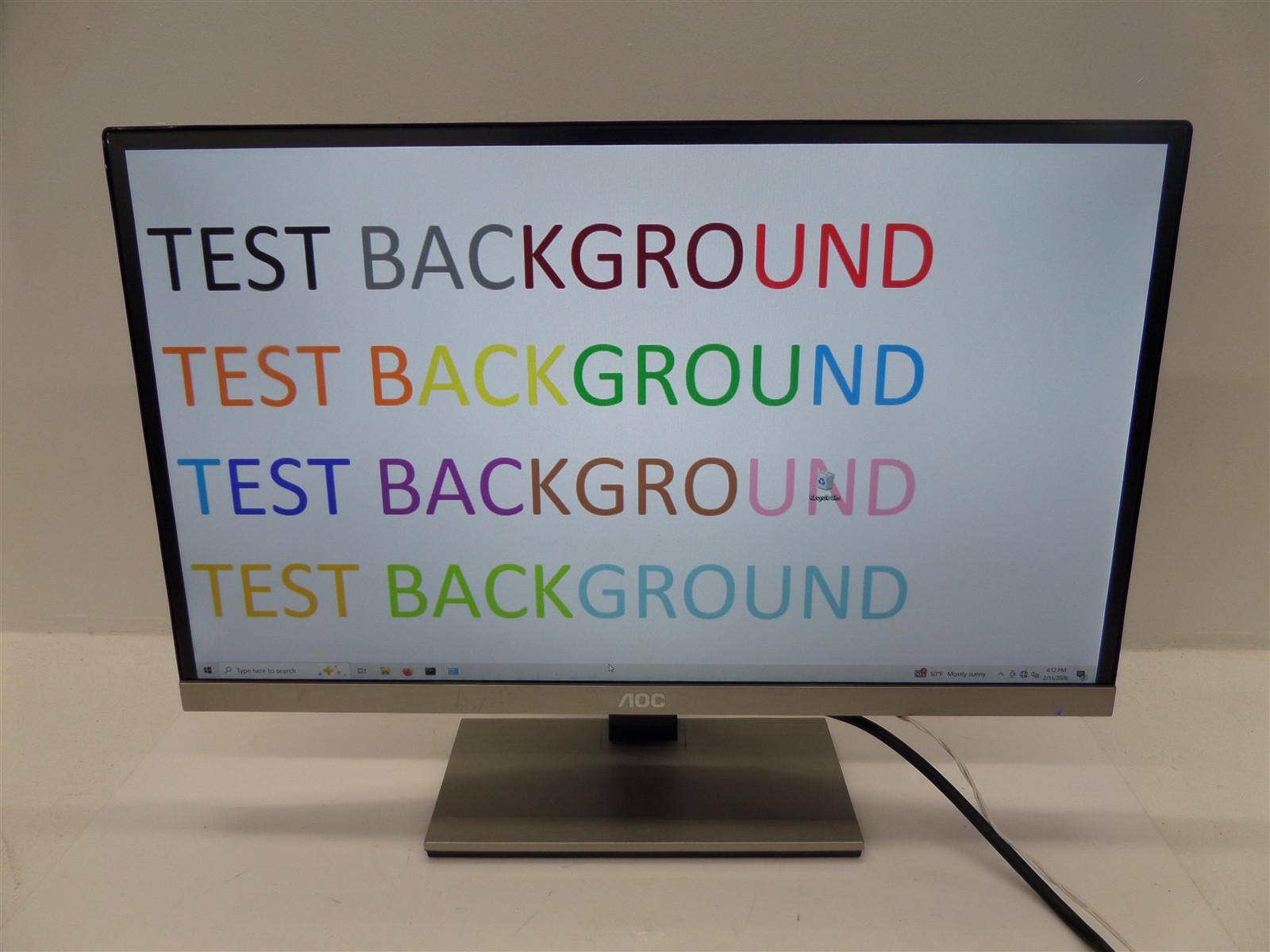 AOC 230LM00023 I2367F 23" 1080p Full HD IPS LED Monitor - Light Scratches