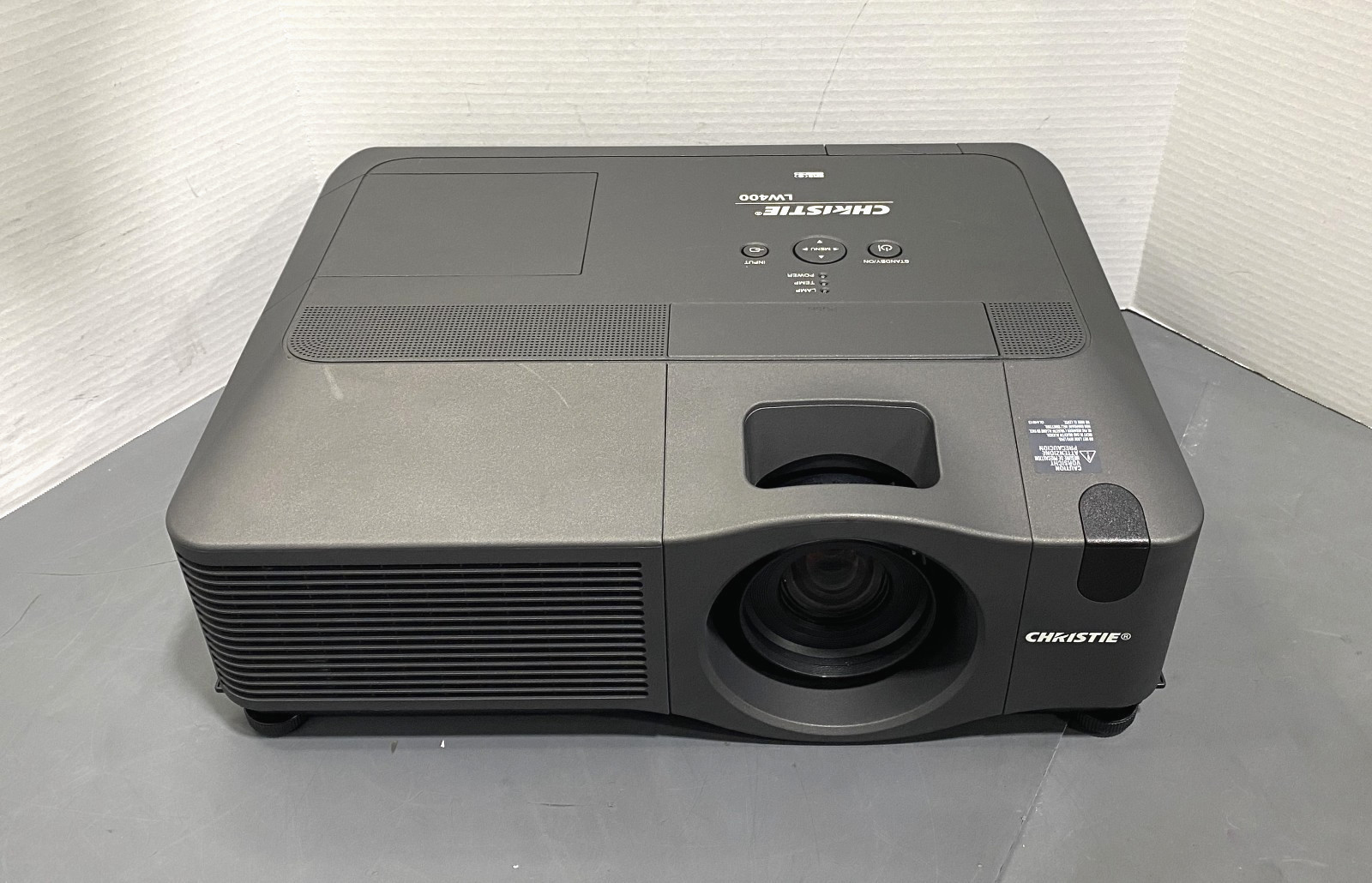 Christie LW400 3LCD 4,000 ANSI Projector Filter Hours: 0 Lamp Hours: 316 Tested