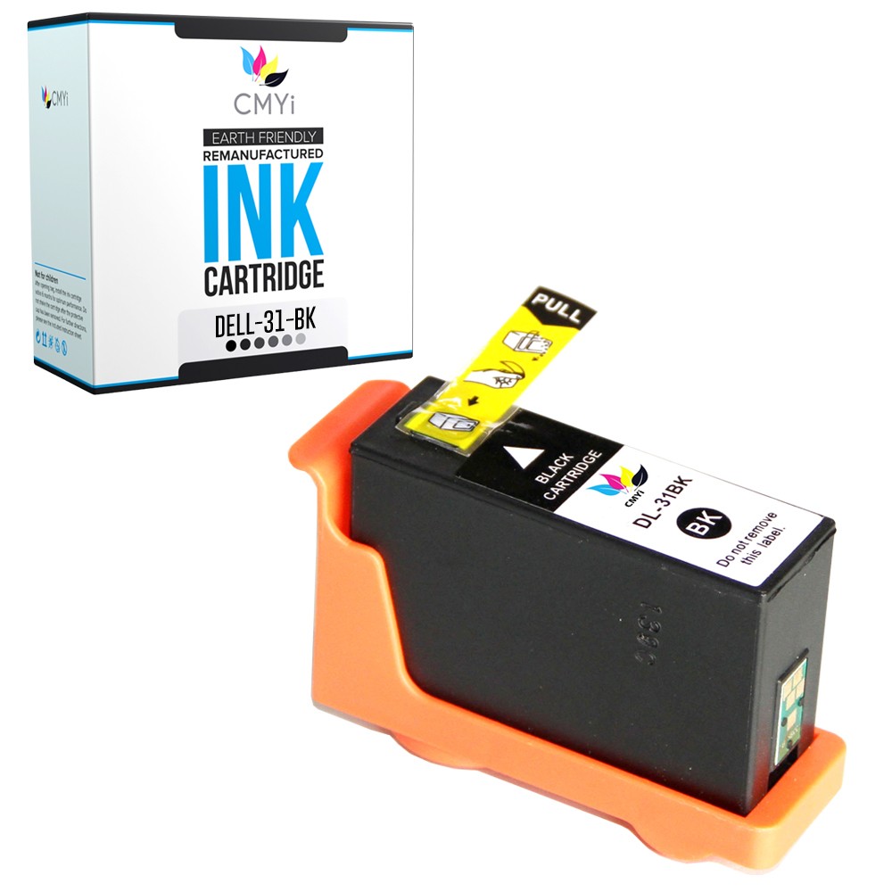 CMYi Compatible Series 31 Black Ink Cartridge fits Dell V525w, V725w All-In-One
