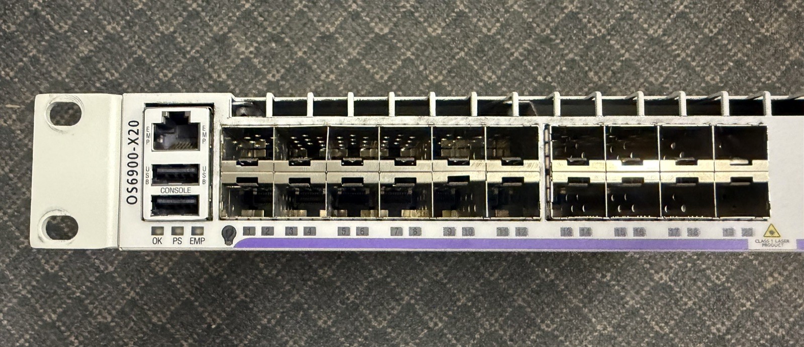 Alcatel-Lucent OmniSwitch 6900-X20 10GbE SFP+ Layer 3 Switch w/ 2*PSUs