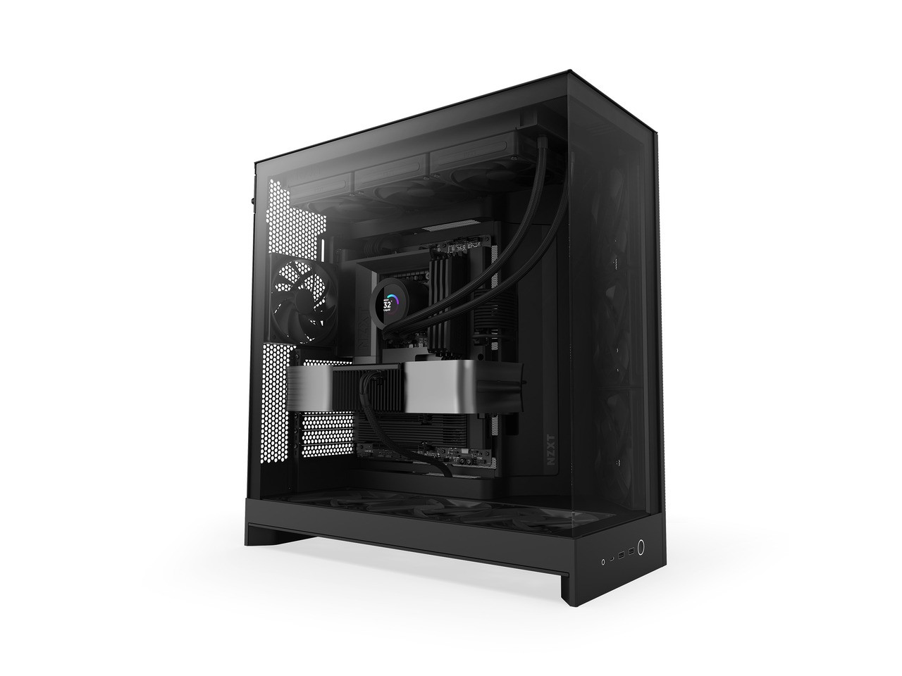 NZXT H9 Flow (2025) CM-H92FB-01 Large Dual-Chamber ATX Mid-Tower - Black