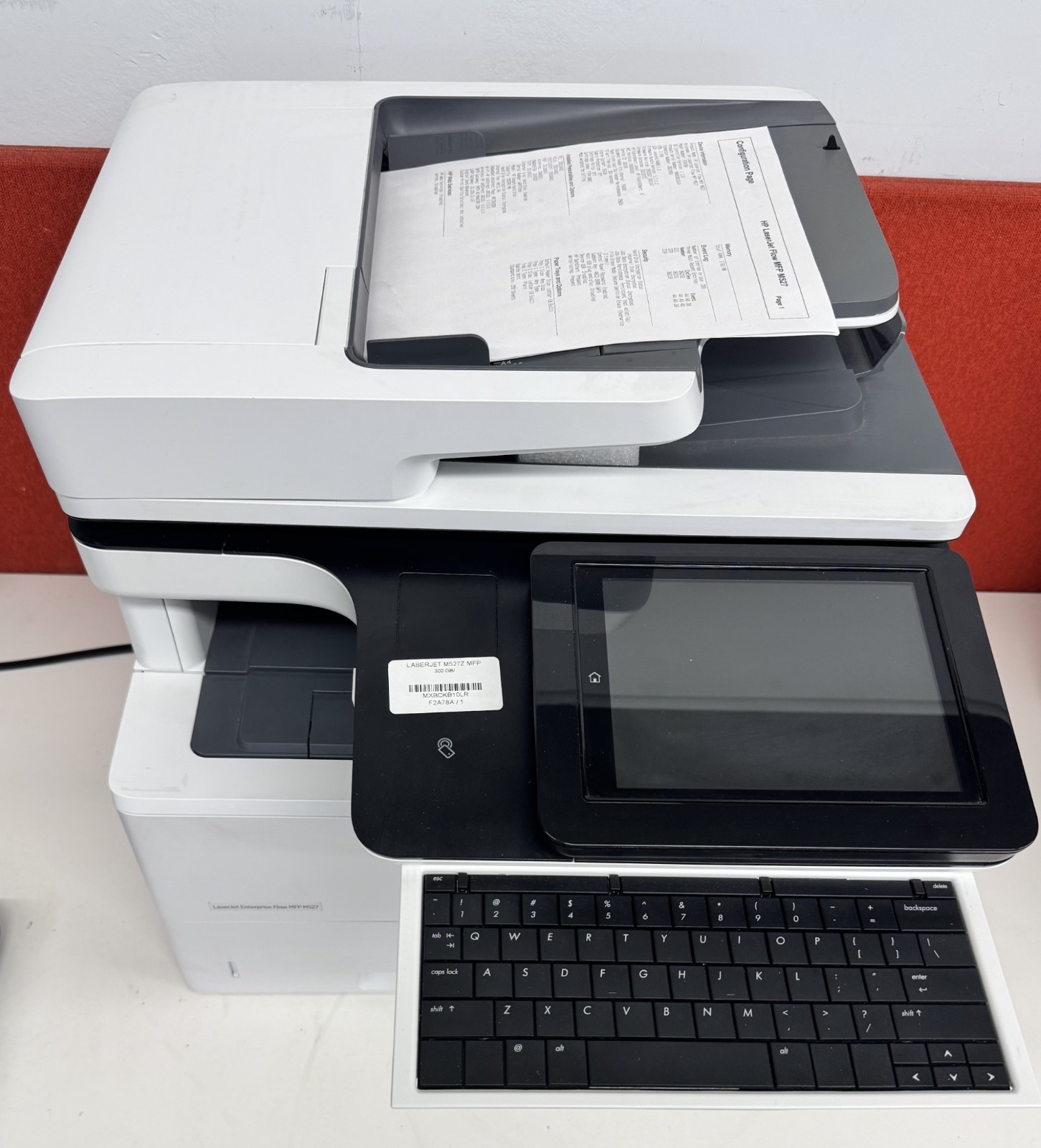 HP LaserJet Enterprise MFP M527z +300GB Hard drive  Fully Functional (P#F2A78A)