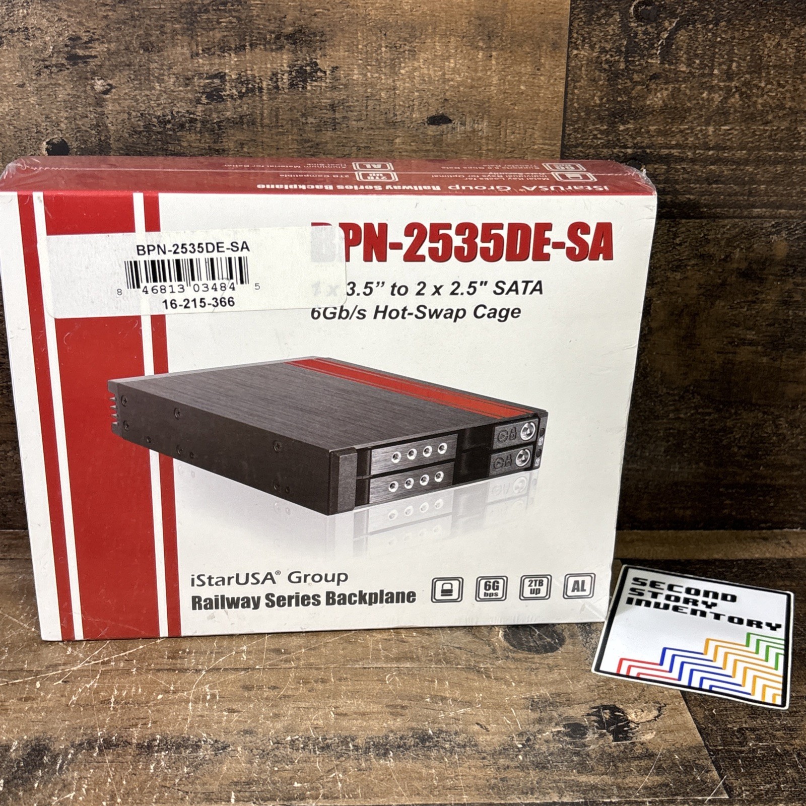 iStarUSA 3.5" Bay HotSwap SATA HDD/SSD Aluminum Mobile Rack, BPN-2535DE-SA (NEW)