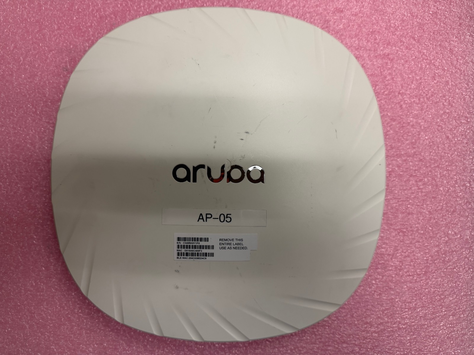 Aruba AP-555 (US) Wireless Access Point (JZ357A) APIN0555 - No power Adapter