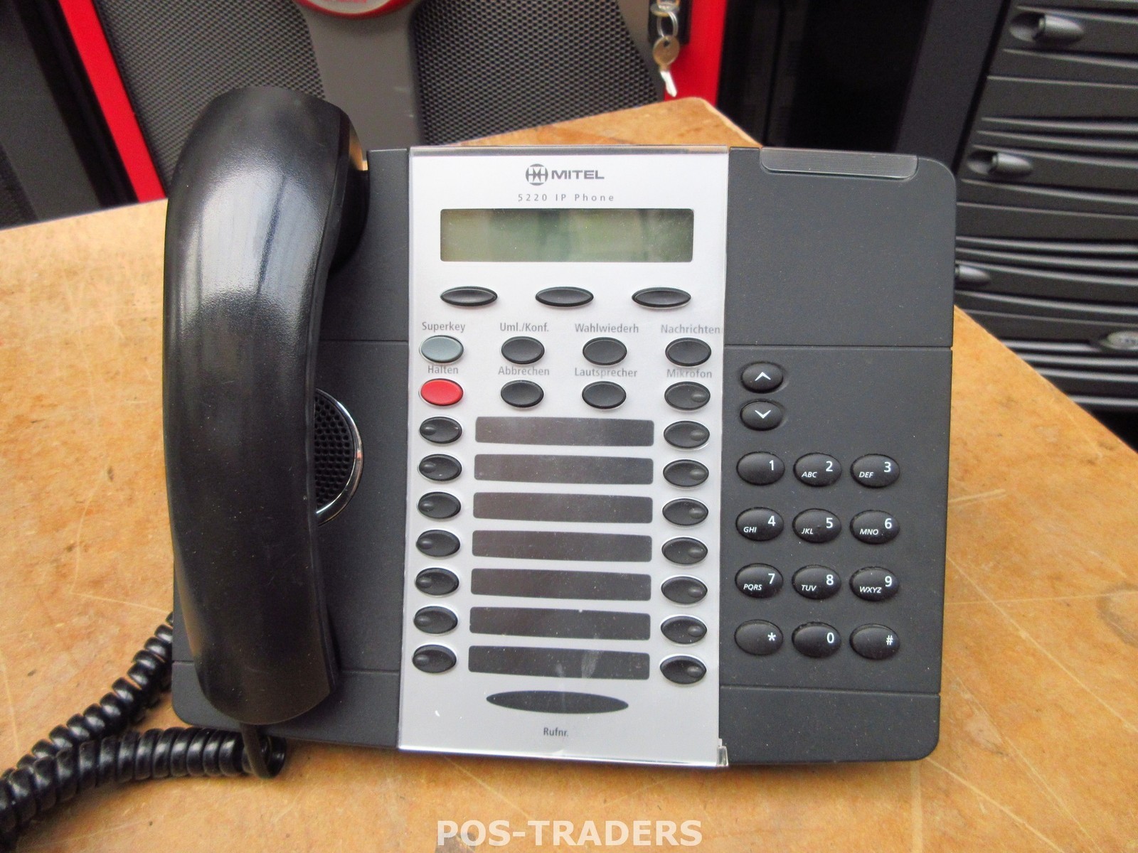 Mitel 5220 IP VoIP Telephone Phone Dual Mode Backlit PoE 50003791 + HANDSET