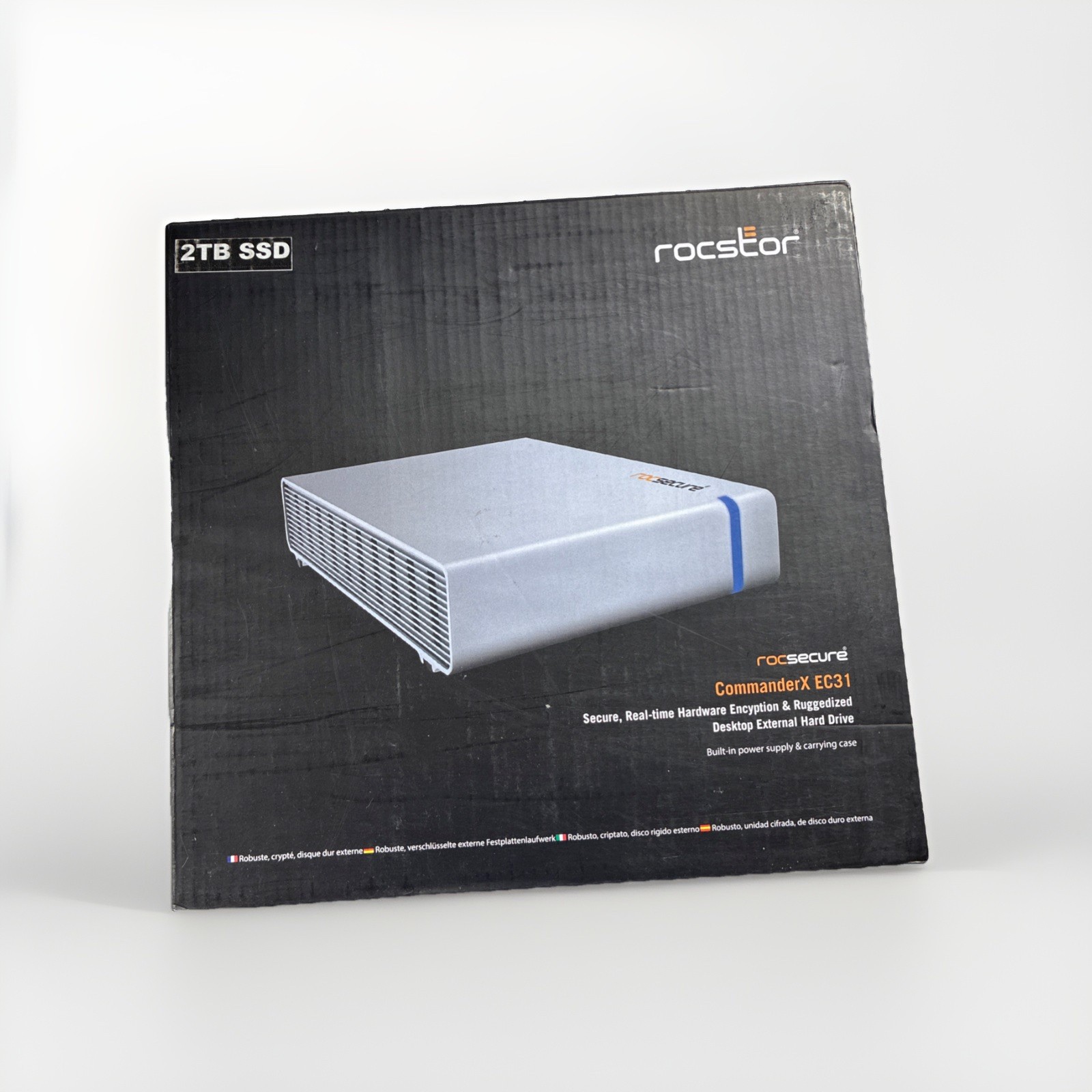 Rocstor - C280LL-01 - Rocstor CommanderX EC31 2TB 3.5 External Hard Drive - USB