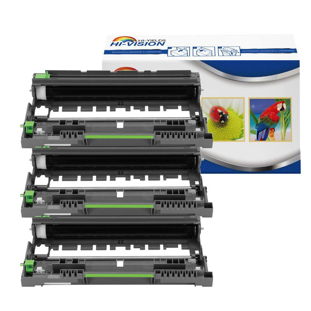 3 pk DR730 Drum fits Brother MFC-L2710DW MFC-L2750DW HL-L2370DW XL Printer