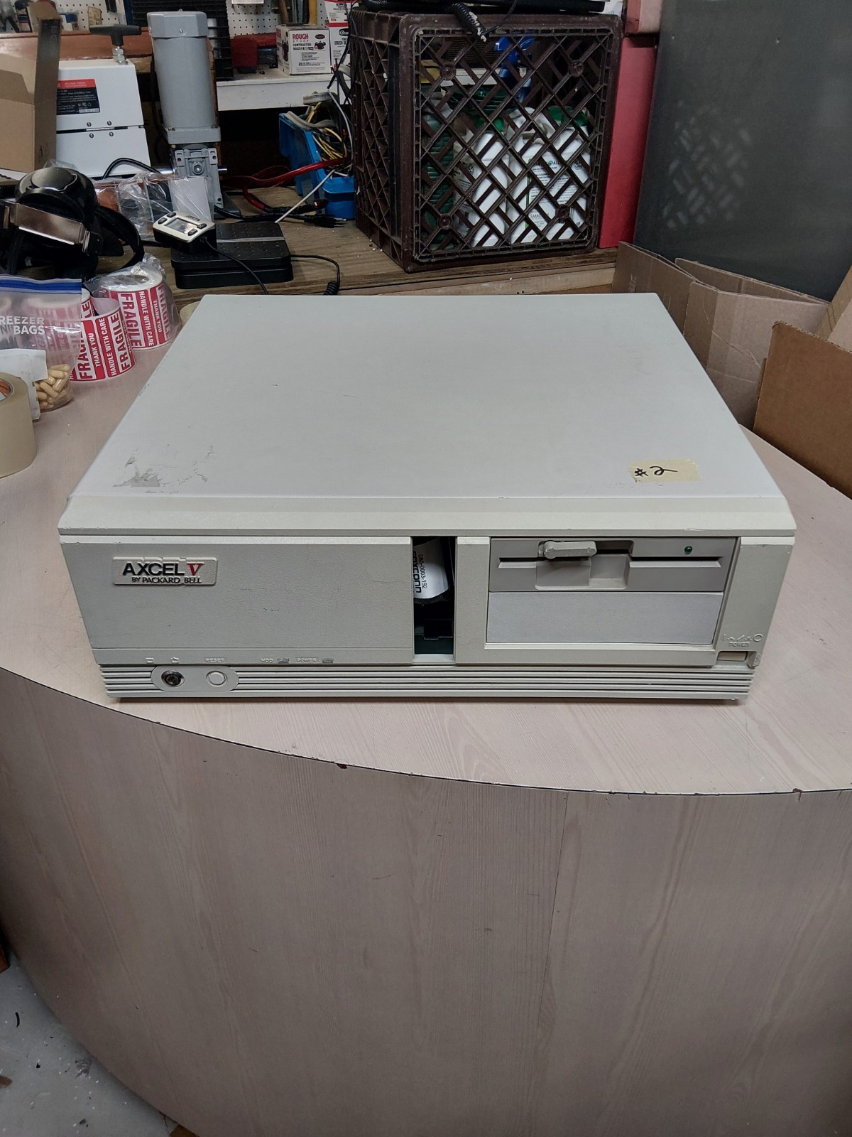 Vintage Packard Bell Axcel V RETRO GAMING PC  #2  NO POWER