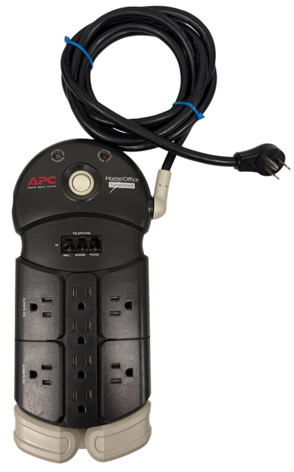 APC SurgeArrest Home/Office Surge Protector - 8 Outlets + Phone/Modem