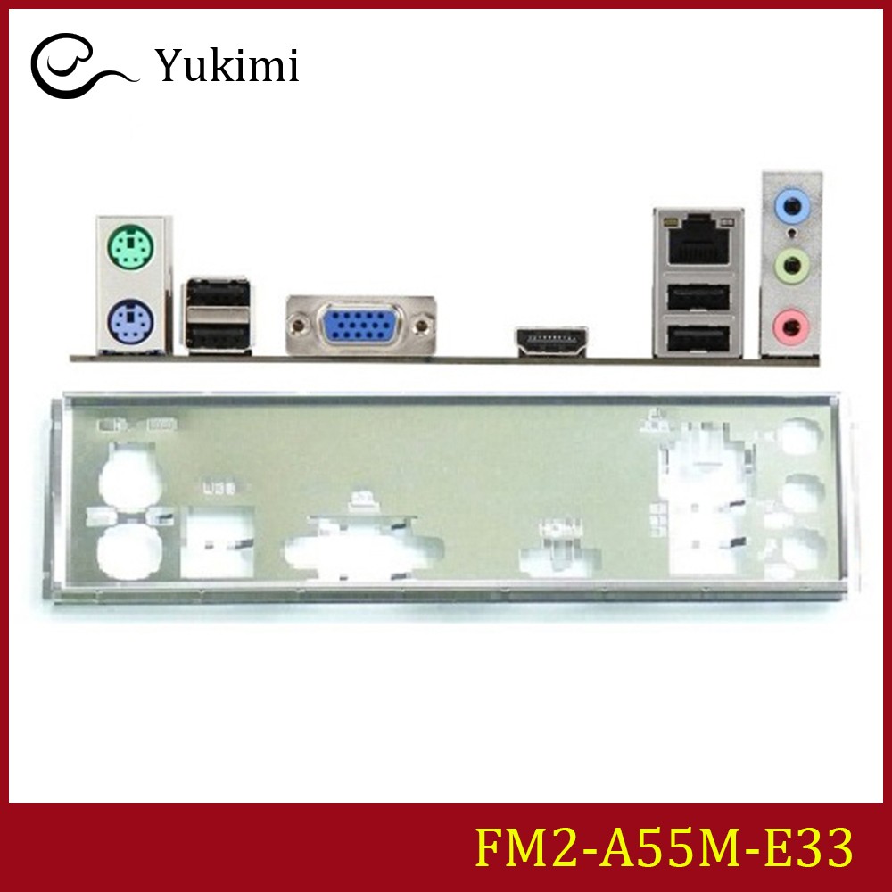 NEW FOR MSI FM2-A55M-E33 、A58M-E33 Ｍotherboard I/O Shield Backplate