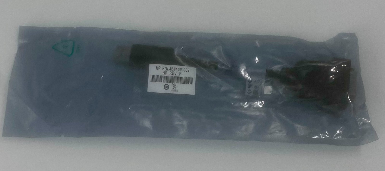 HP BizLink 1205  DisplayPort DP to DVI Cable Adapter P/N: 481409-002