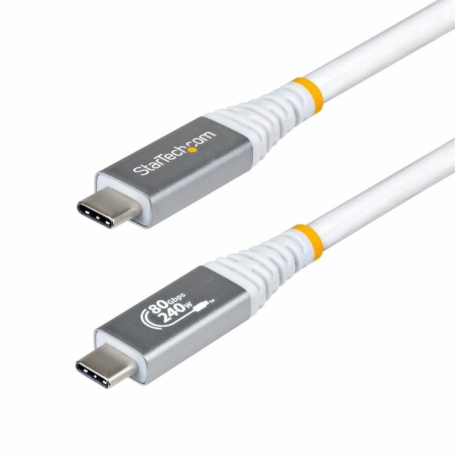 StarTech CC5FT80GUSB4CABLEW 5ft USB4 Cable, 80Gbps, USB-IF Certified USB-C